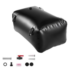 Water Storage Bladder, 63.4 Gal Collapsible Water Storage Bag, Wear-Resistant 1000D PVC Soft Waters Bag