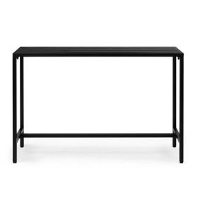 55' Outdoor Bar Table With Adjustable Feet, Rectangle Narrow Counter Height Table, Ideal Bar Height Table For Balcony Patio Garden Yard Poolside, (Option: defaulttitle)